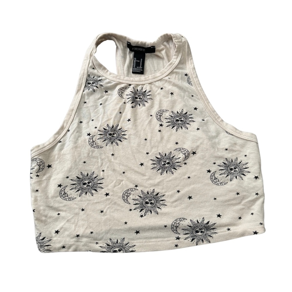 Sun and Moon Crop Top Racerback
